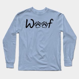 Woof (black) Long Sleeve T-Shirt